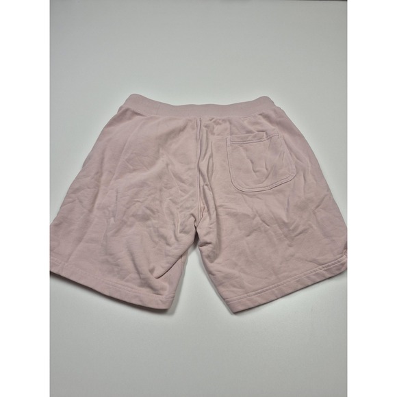 Madhappy Shorts Medium Pink Sweat 8" Inseam Elastic Waist Peace Logo Casual - Picture 8 of 14